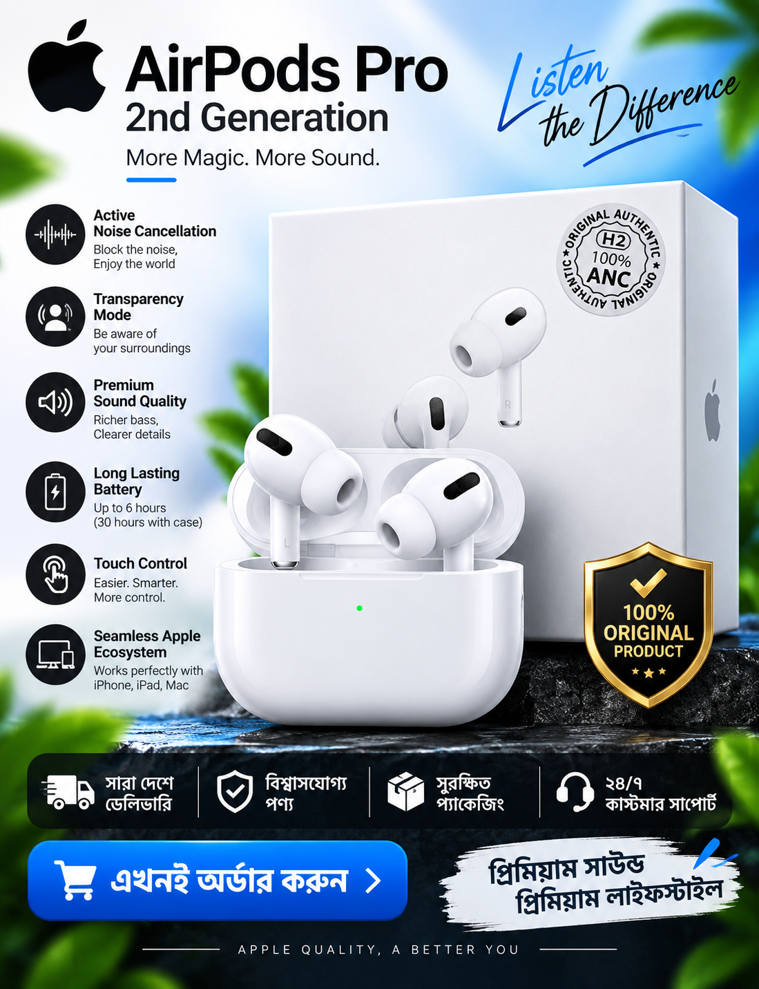🎧 Apple AirPods Pro 2nd Generation 🍎
